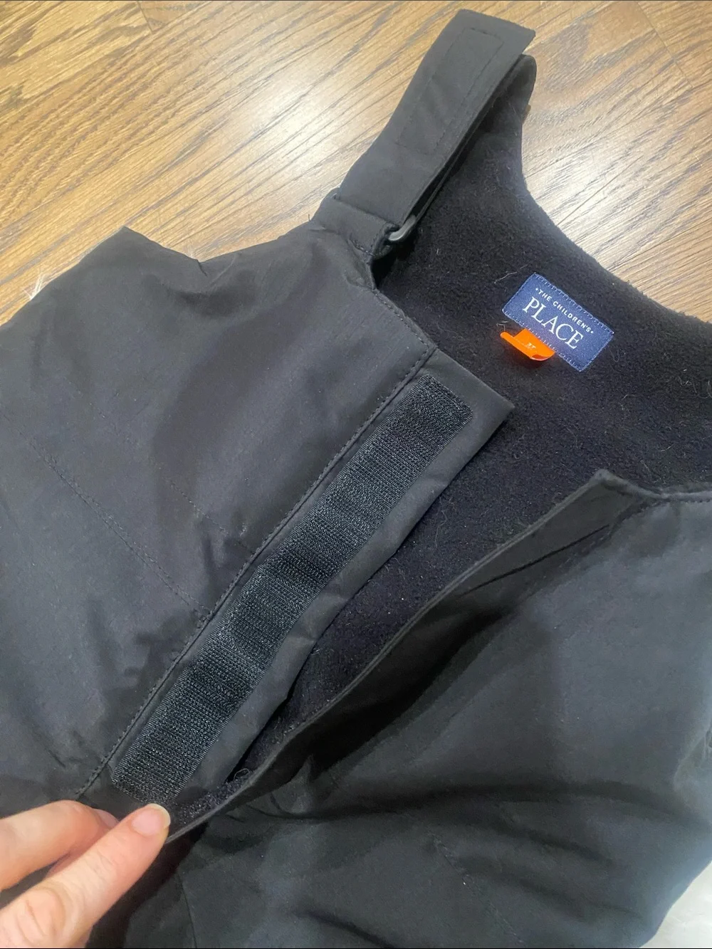 The Children's Place Black Insulated Snow Bibs for Kids